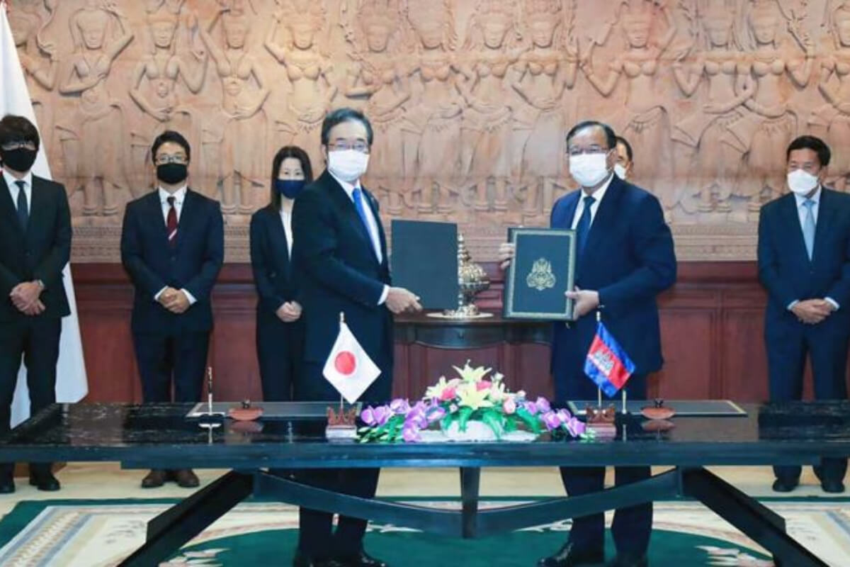 日本、カンボジアに円借款63億、無償協力16億円　社会経済開発で