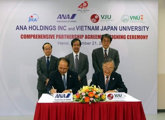 日越大学、日系企業と協定結ぶ