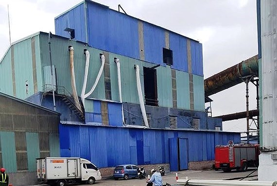 ハイフォンの鉄鋼所で大規模爆発、11人負傷