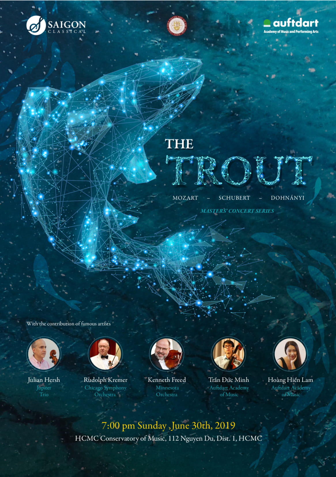 6月30日、ホーチミンでクラシックコンサート「THE TROUT」開催