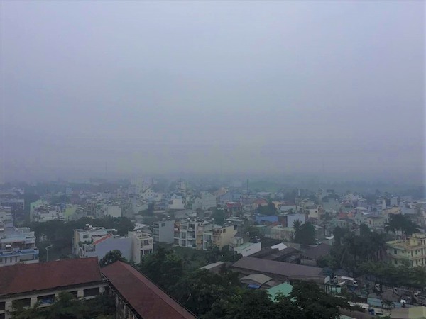ホーチミンで大気汚染が進む