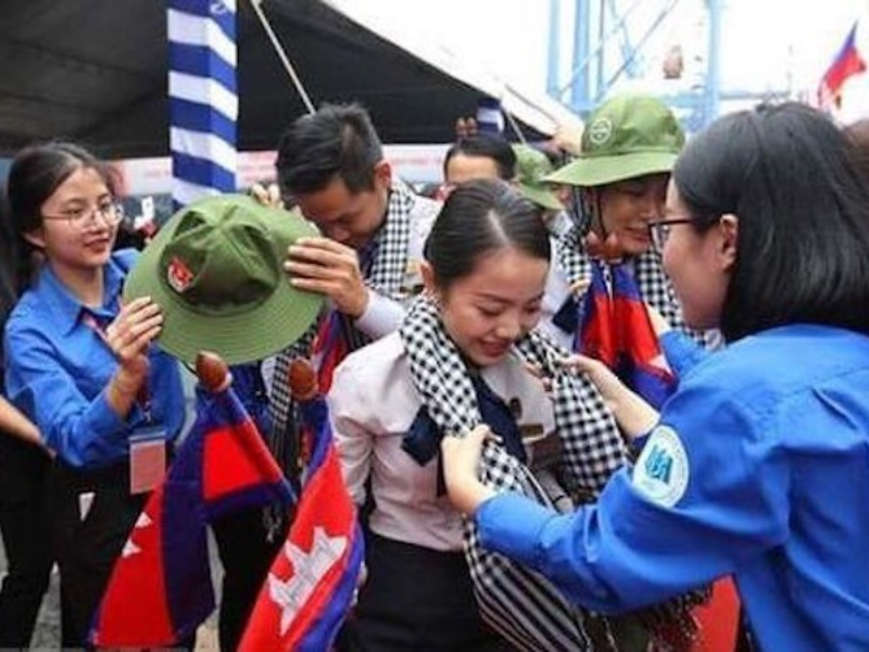 東南アジア青年の船、ホーチミンに寄港