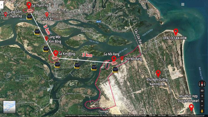 ベトナム企業、ホイアンとQuanNam結ぶ全長7kmのケーブルカー建設か