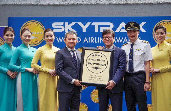 ベトナム航空、4年連続で4つ星評価を獲得