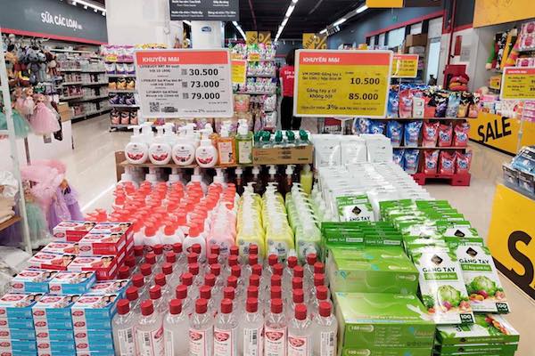 ビンコムプラザのスーパーで販売されていた日用品