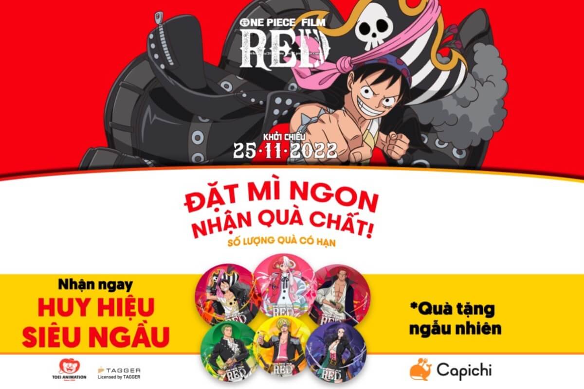 映画『ONE PIECE FILM RED』キャンペーン開始！
