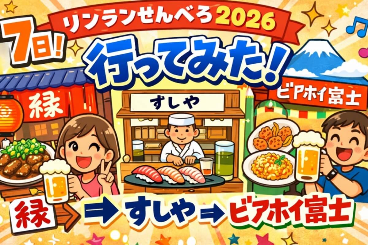 【第2回】残り7日！POSTEでも実際に回ってみた🍻リンランせんべろ3軒はしごルート