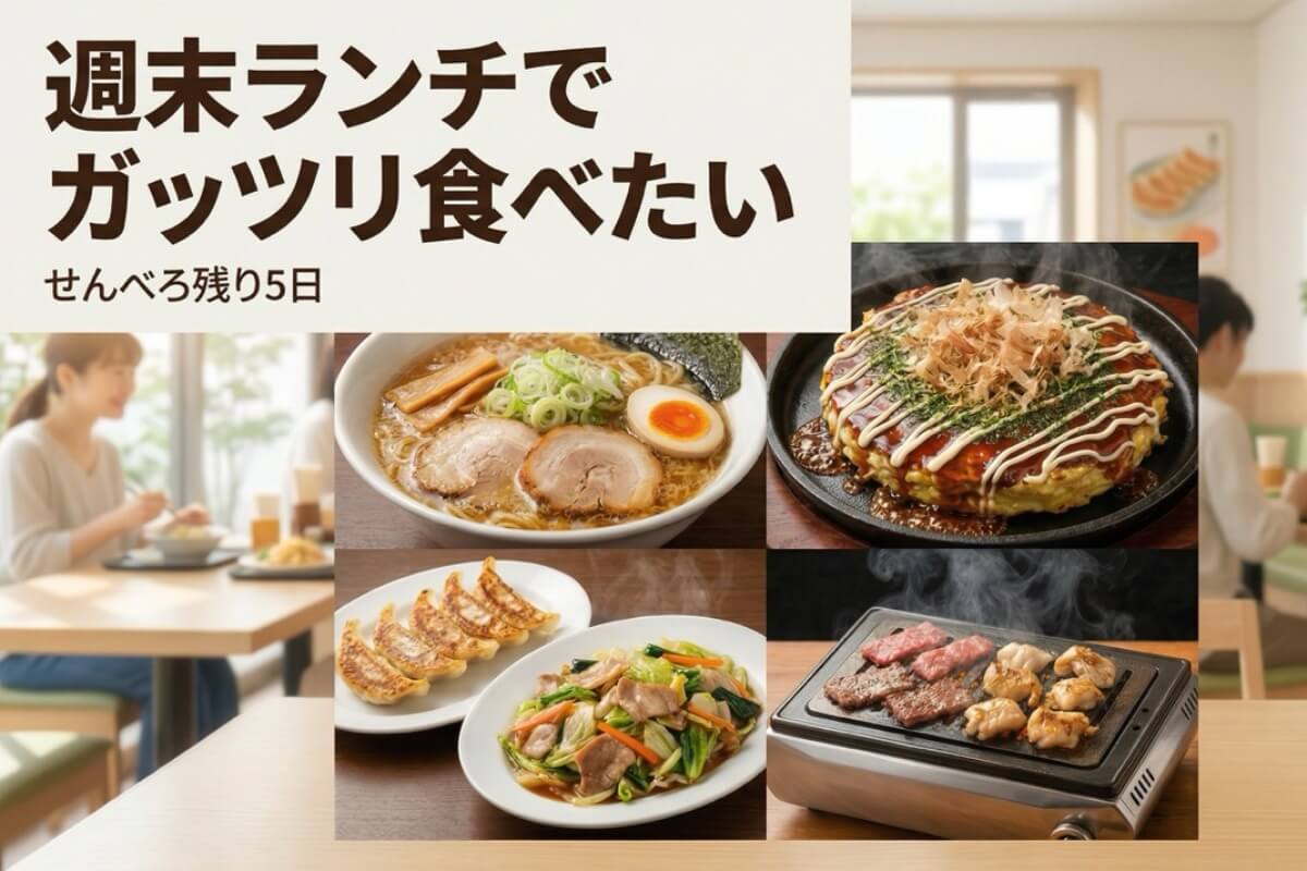 【リンランせんべろ残り5日】週末ランチでガッツリ食べたい4店舗