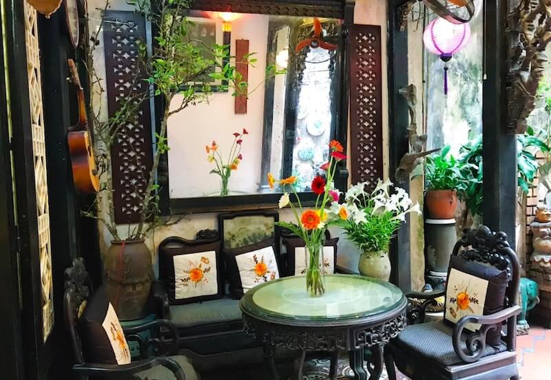 Cafe Phố Cổの店内