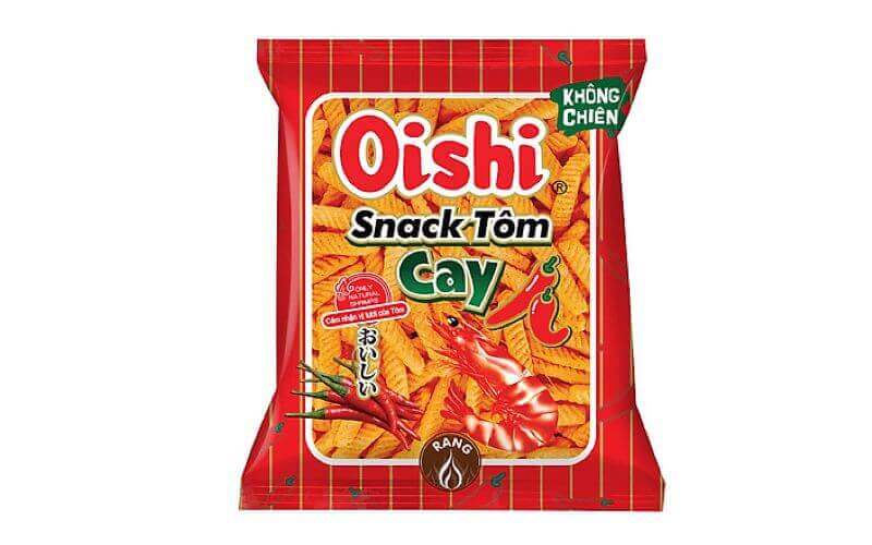 Oishi Snack T&ocirc;mのエビ風味スナック