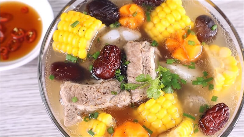 スペアリブと野菜のCanh sườn non