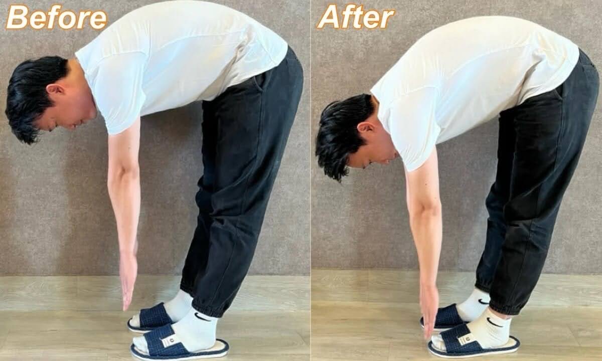 ストレッチ施術のビフォーアフター比較