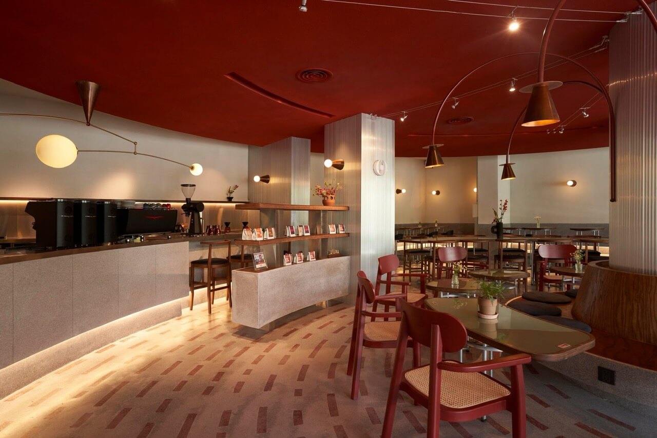 ホーチミンのOkkio Caffe店内