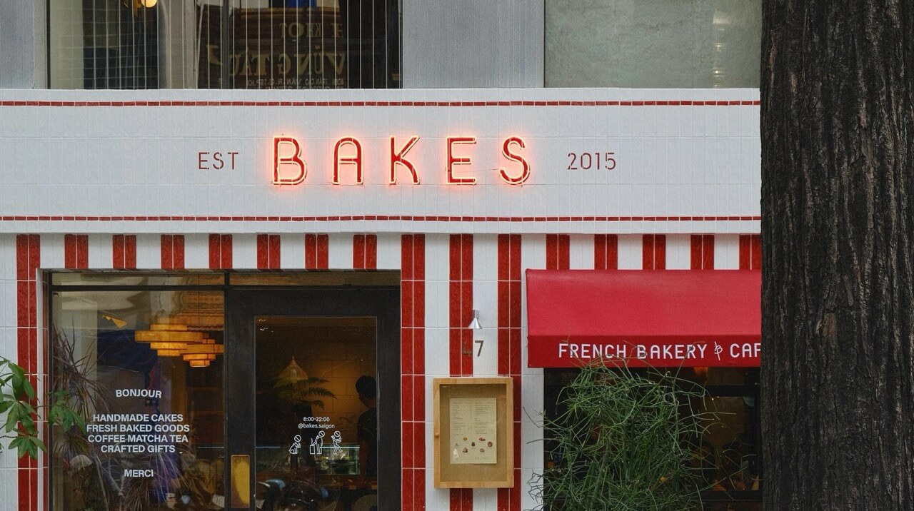 ホーチミンのBakes Saigonのケーキとペストリー