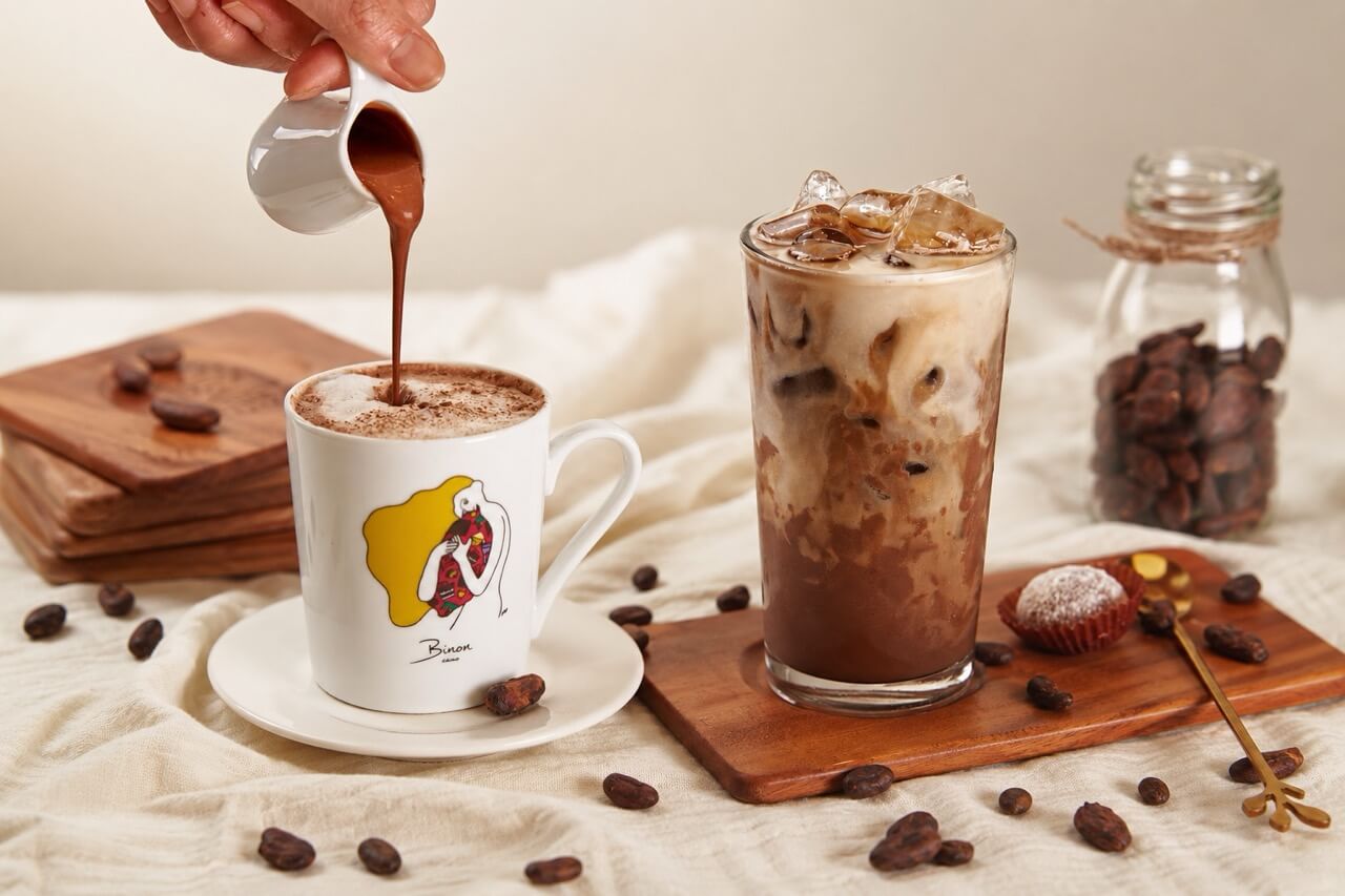 BINON CACAOのチョコレートドリンク