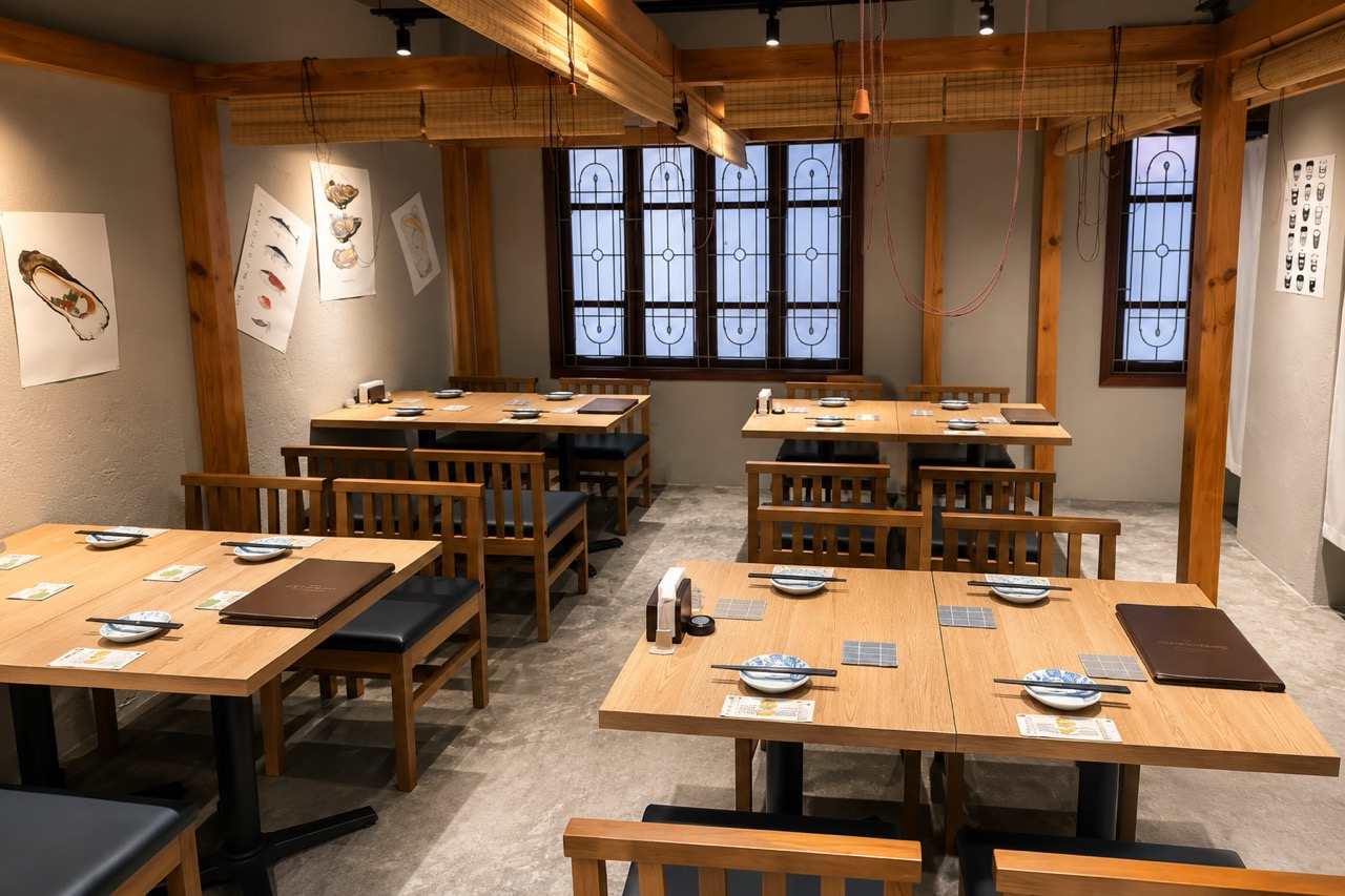 居酒屋EBISUのテーブル席