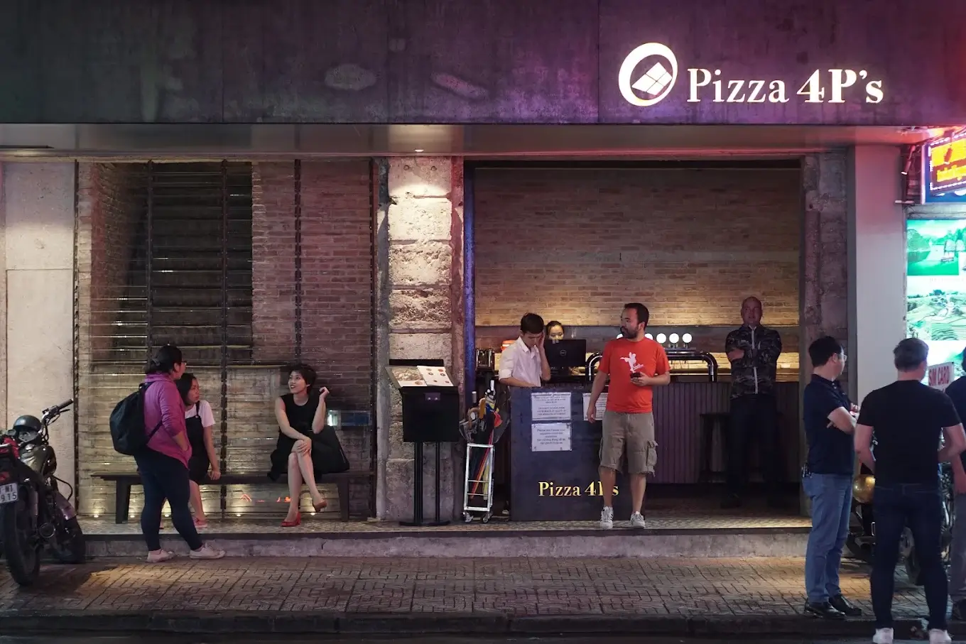 Pizza 4P's Bến Th&agrave;nhの料理