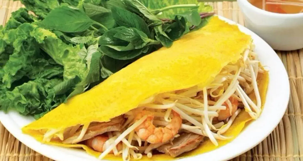 ベトナム料理のバインセオ