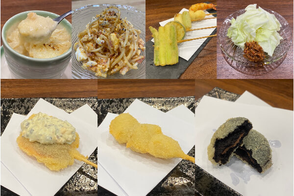 豊富なメニューの取り揃え