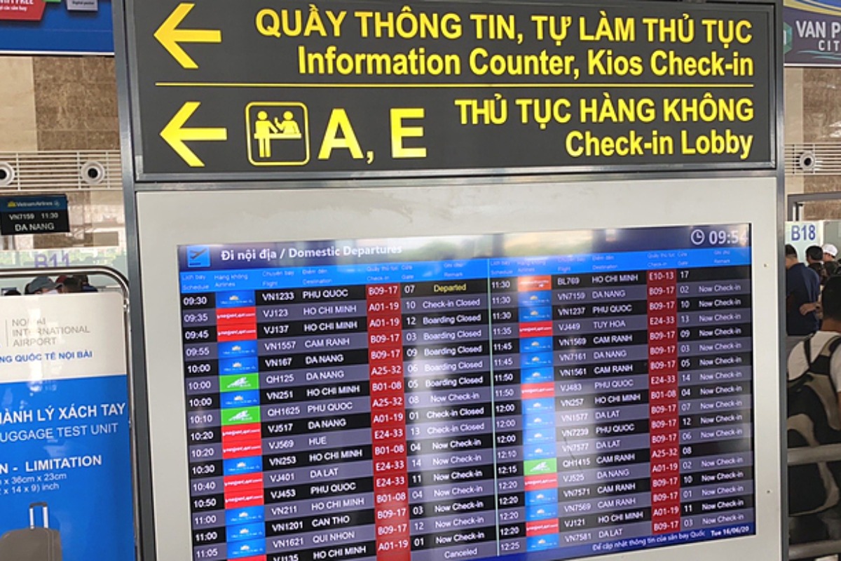ノイバイ空港、7月30日からフライト情報アナウンスを廃止へ