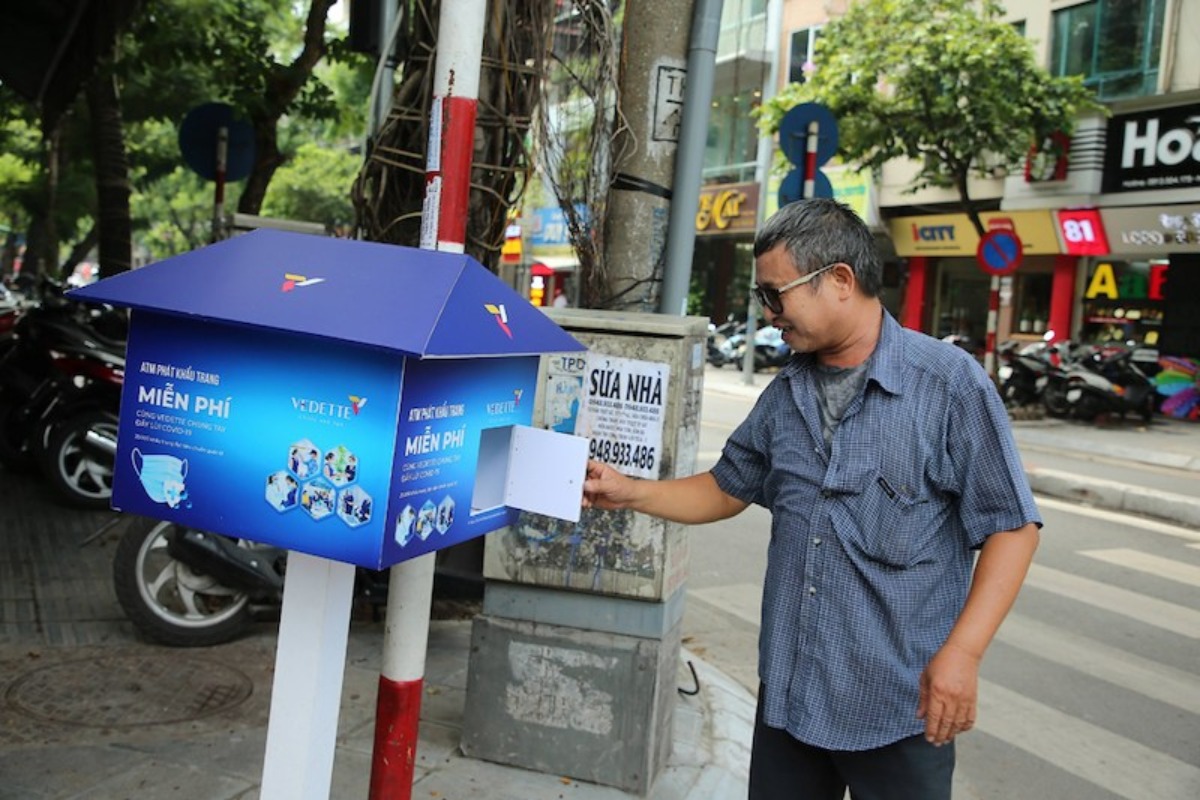 ハノイで「マスクATM」設置、ホーチミンに続き