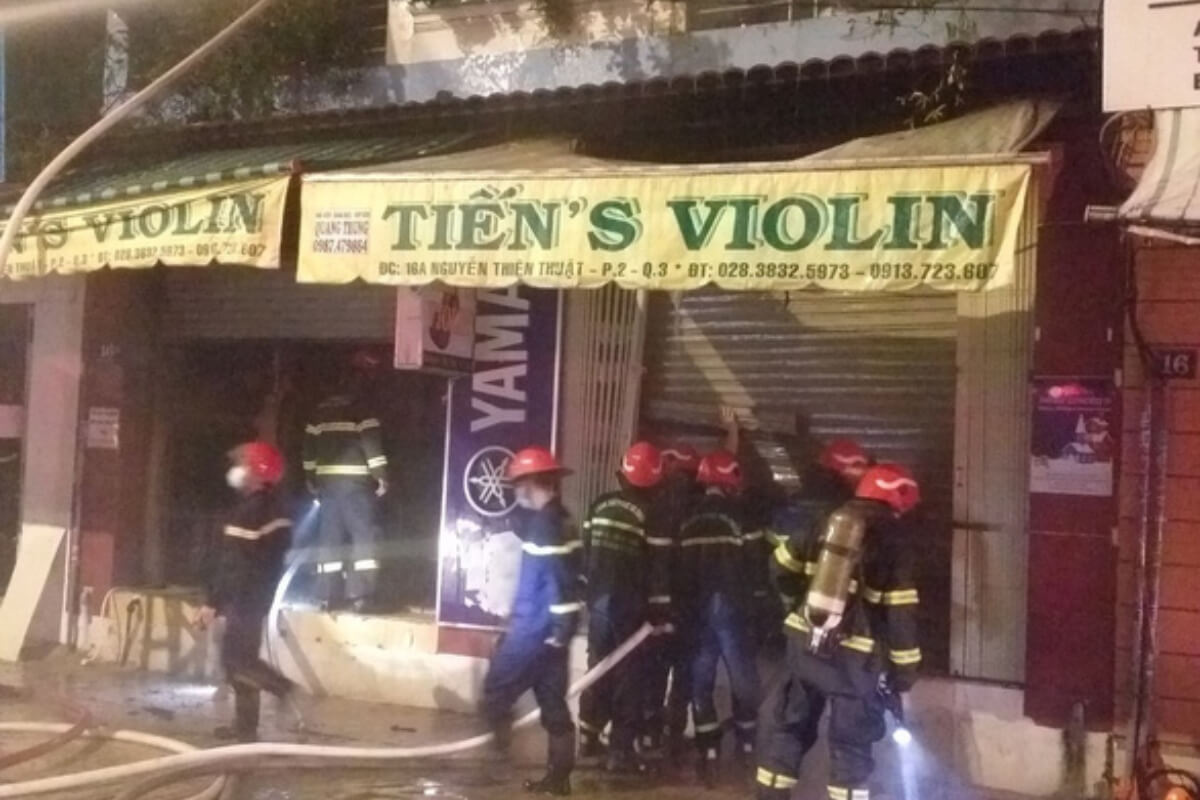 ホーチミン3区で火災、2人死亡