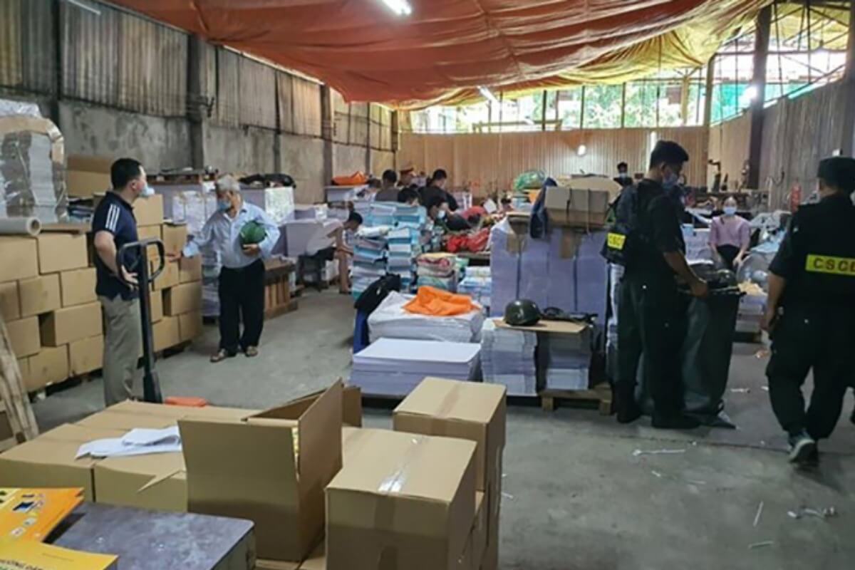 ハノイ市　偽造教科書を印刷、22人を起訴