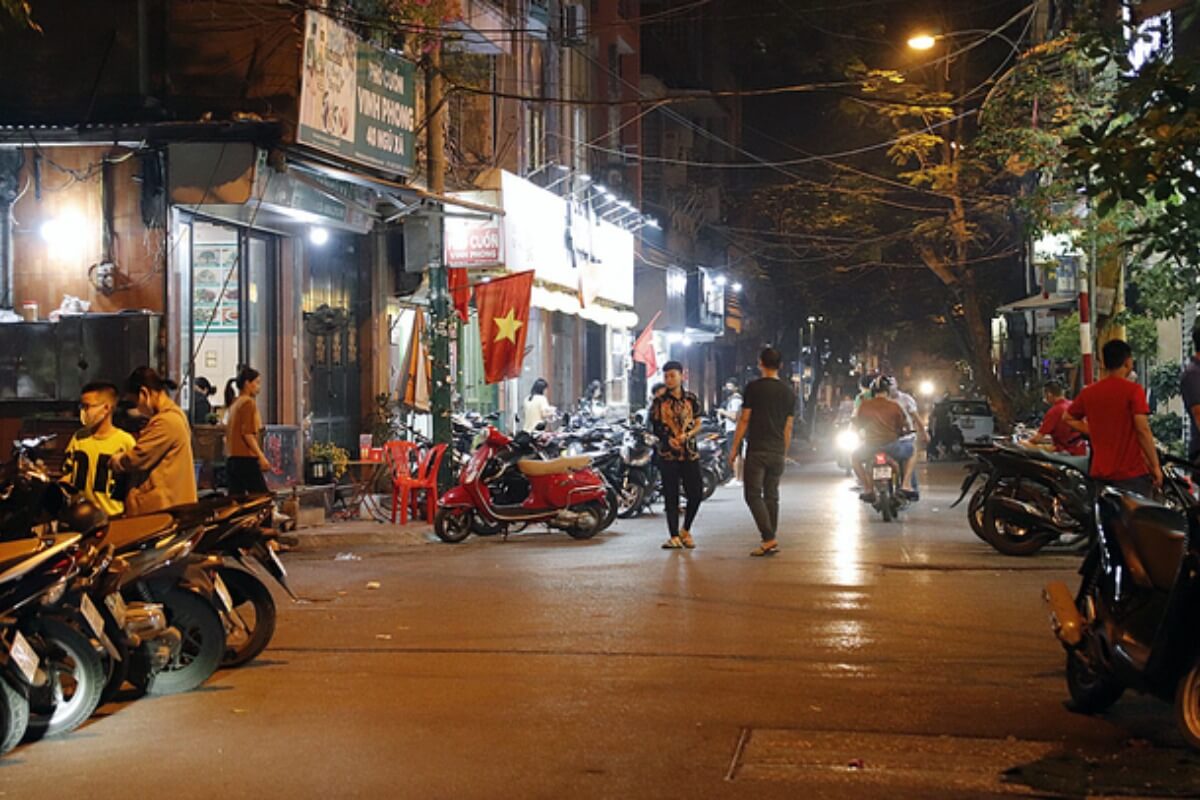 2022年末、バーディン区に深夜飲食許可エリアが登場　ハノイ市