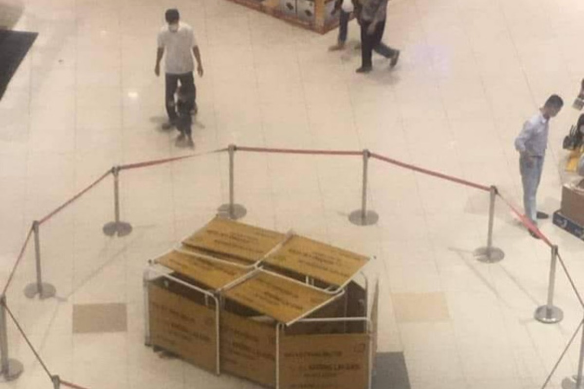 イオンモールで警備員が転落、重体　ビンズオン省