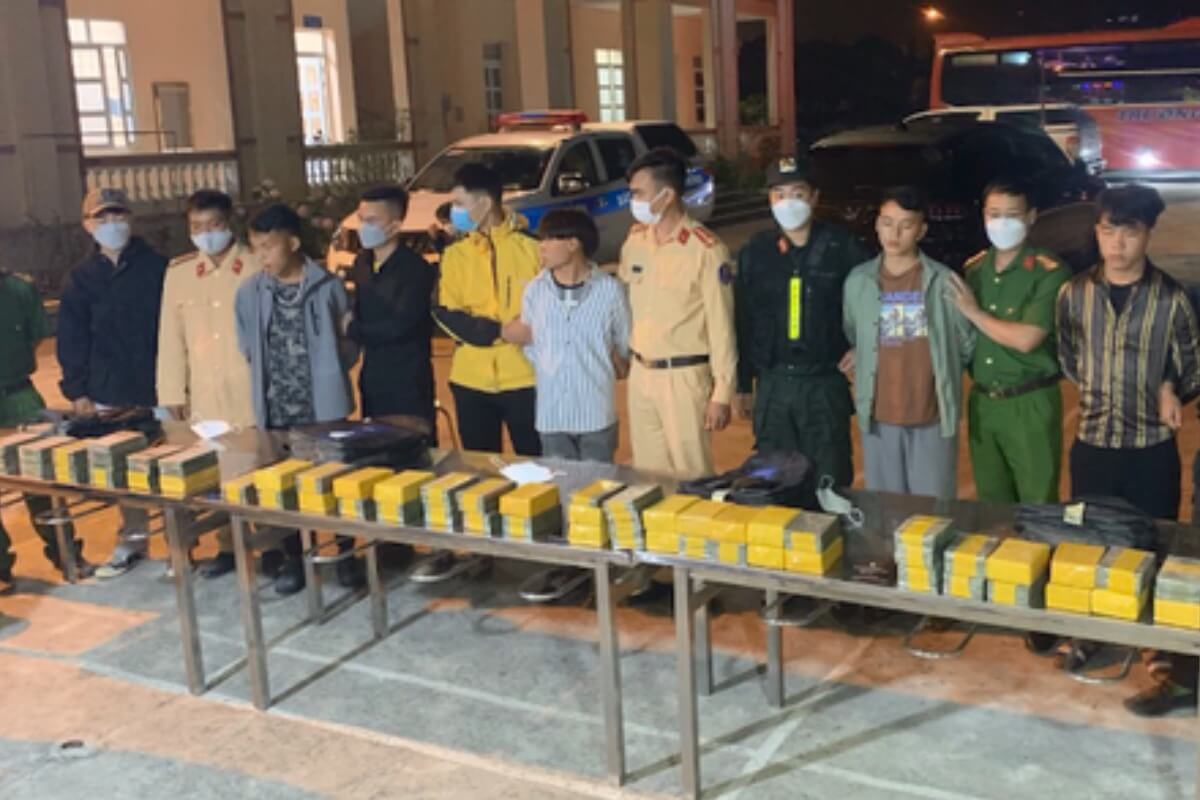 大量のヘロインを密輸、若者4人を逮捕 ディエンビエン省