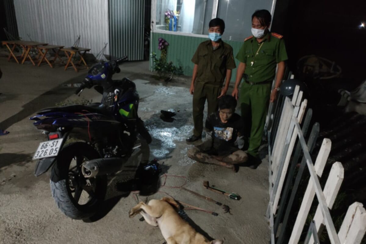 犬泥棒、スタンガン振り回し逃走するも逮捕　ティエンザン省