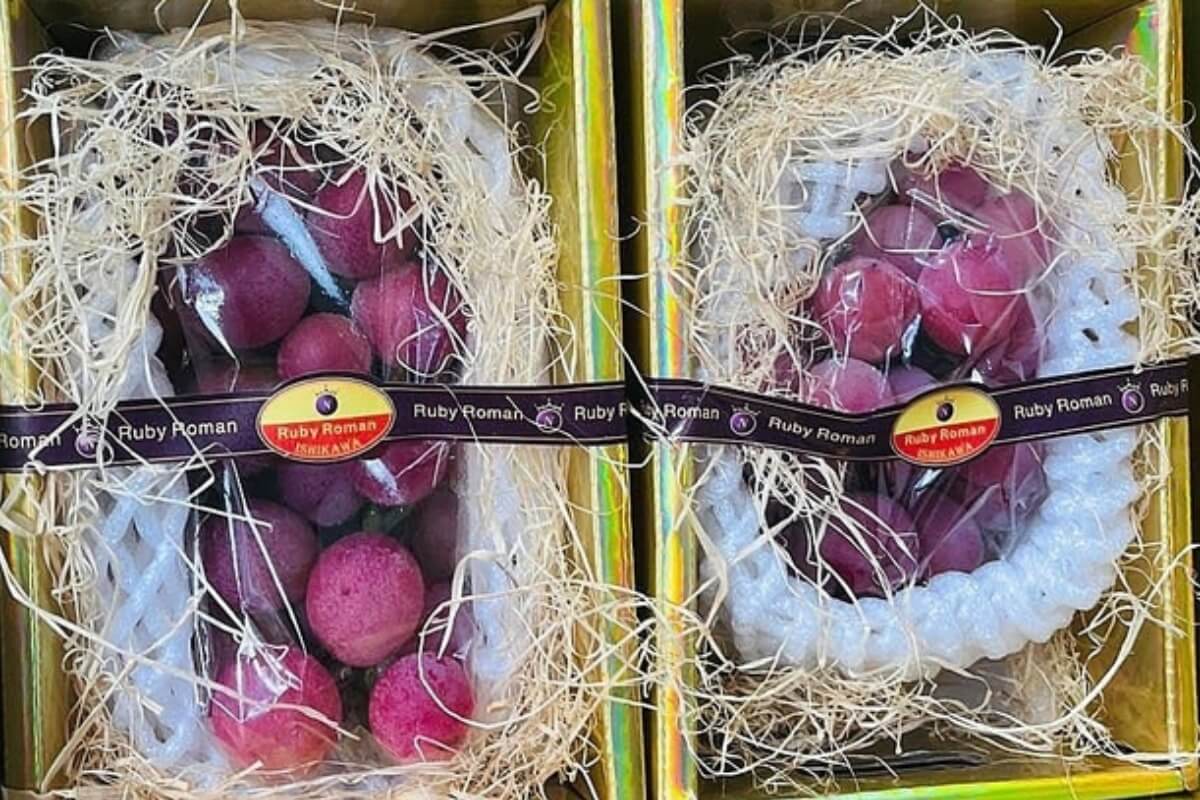 世界一高価な日本のブドウ、ベトナムで安く販売　模造果実か