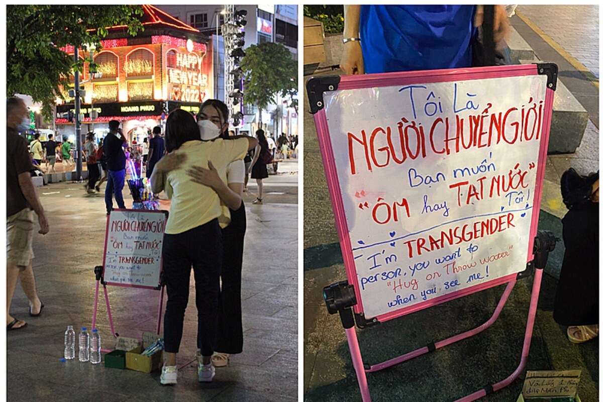 グエンフエで「ハグミー」、LGBT女性が多くの人に受け入れられる