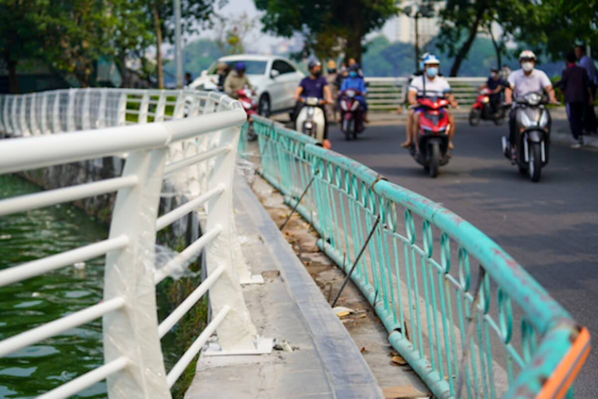 ハノイ市のタイ湖周辺の改修、一部エリアで工事完了