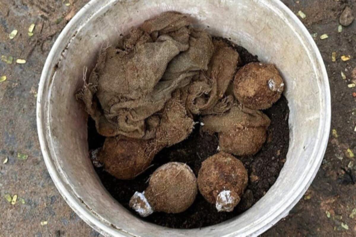 ダナン市の歩道で手榴弾10個を発見