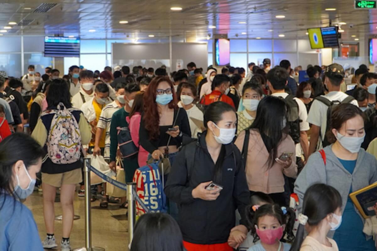 タンソンニャット国際空港の単日旅客数、テト最終日に過去最高を記録