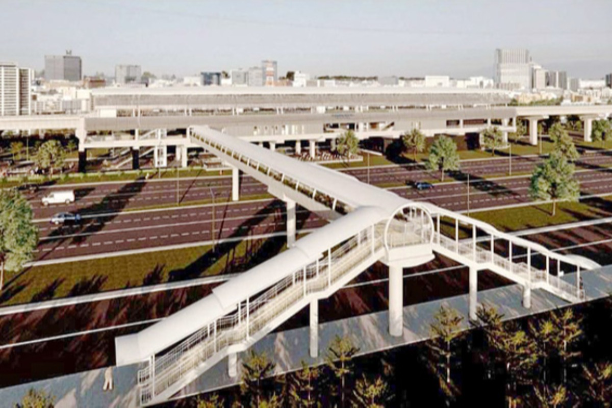 ホーチミン市、メトロ1号線を結ぶ9つの歩道橋を建設