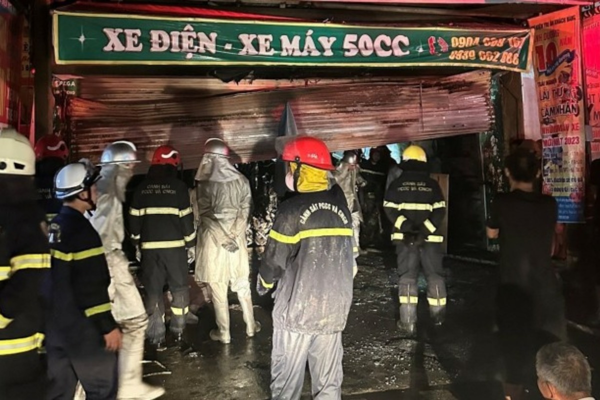 ハノイ市で住宅火災、一家3人が死亡