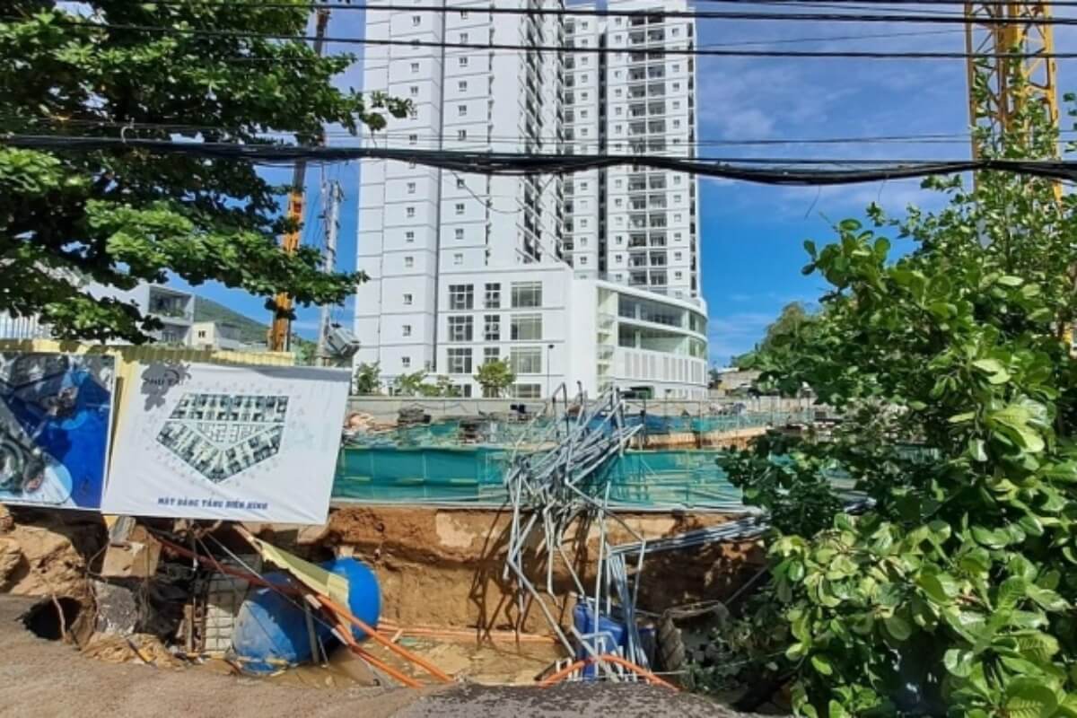 ビンディン省クイニョン市、4日の豪雨で約4500世帯が停電