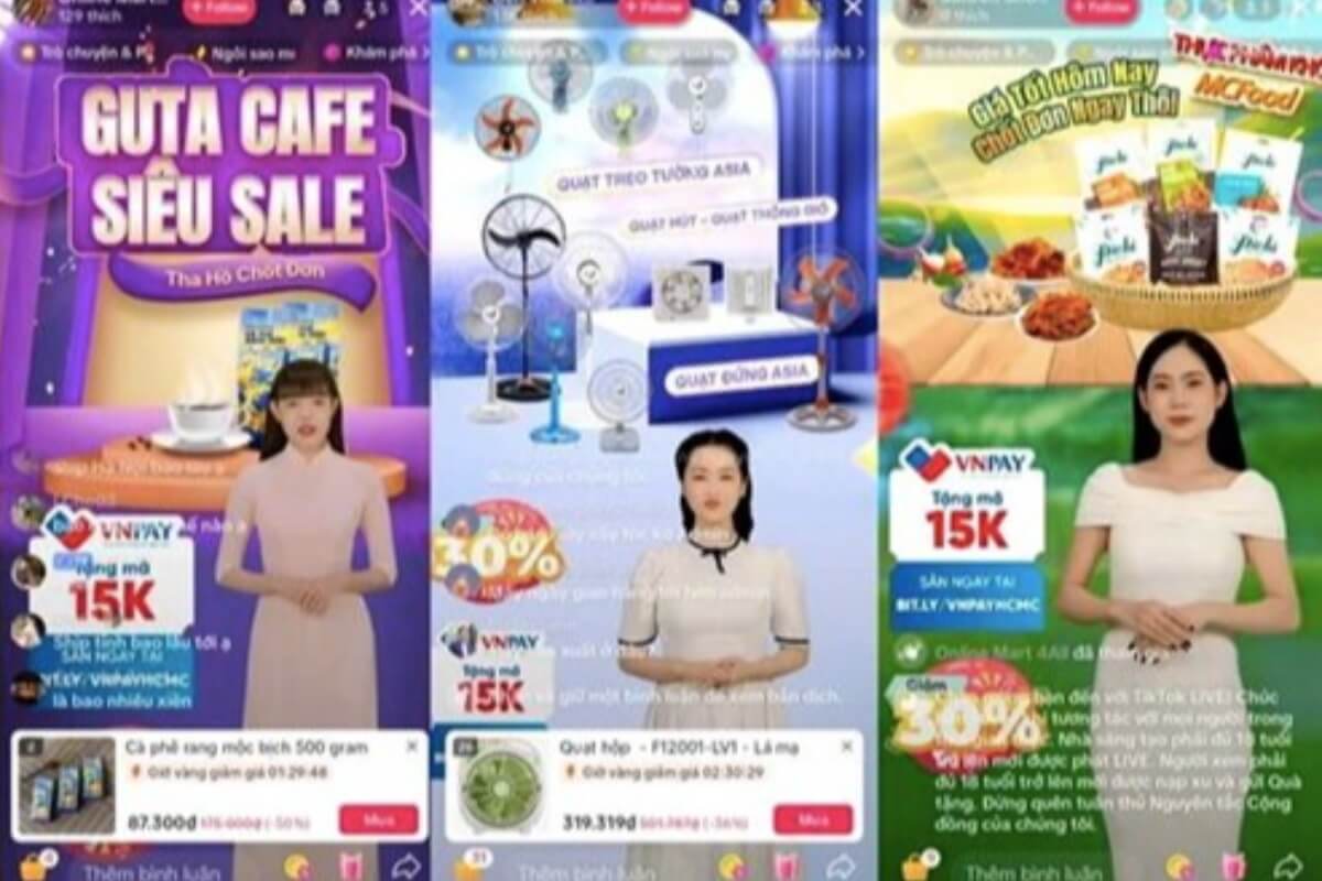 TikTokerのベンタイン市場支援、約42億ドンの売上で大成功