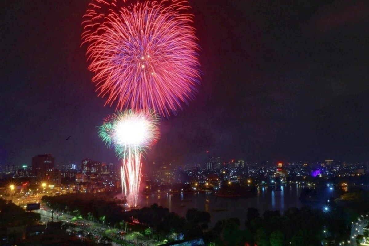 ハノイの旧暦新年の花火、市内全地区で実施