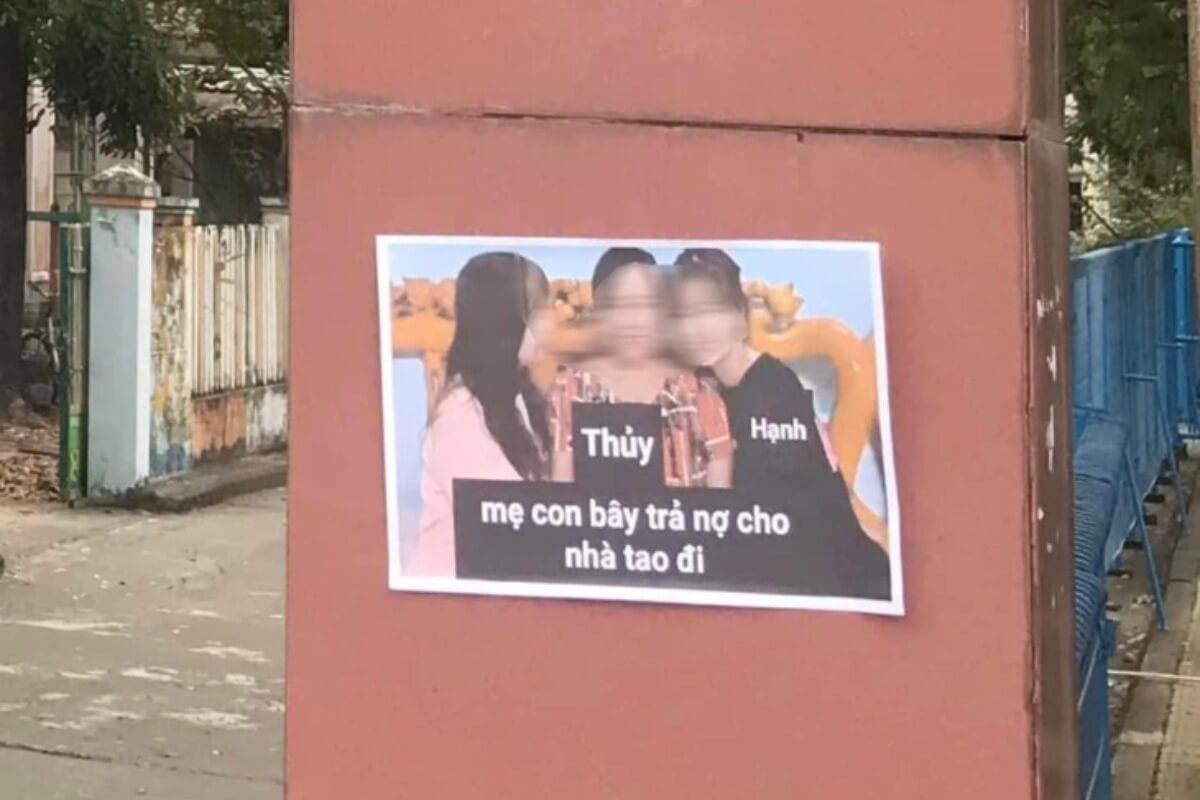 学生寮に借金催促の写真、女学生3人が晒される