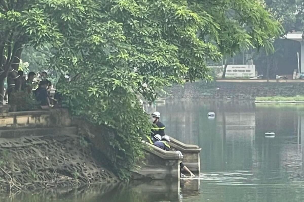 ハノイ市ドンダー区の湖、女子学生の死体が発見