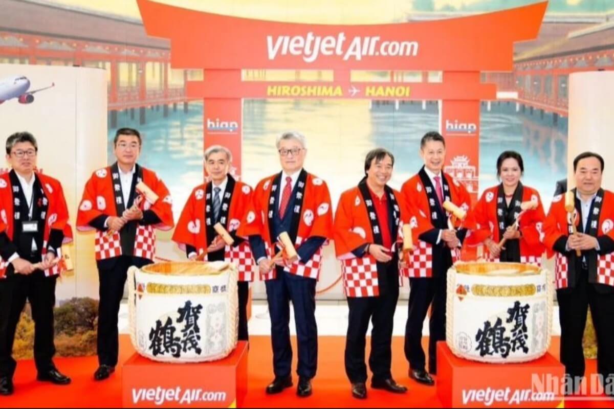 ベトジェットの日本直行便、広島線を運行開始