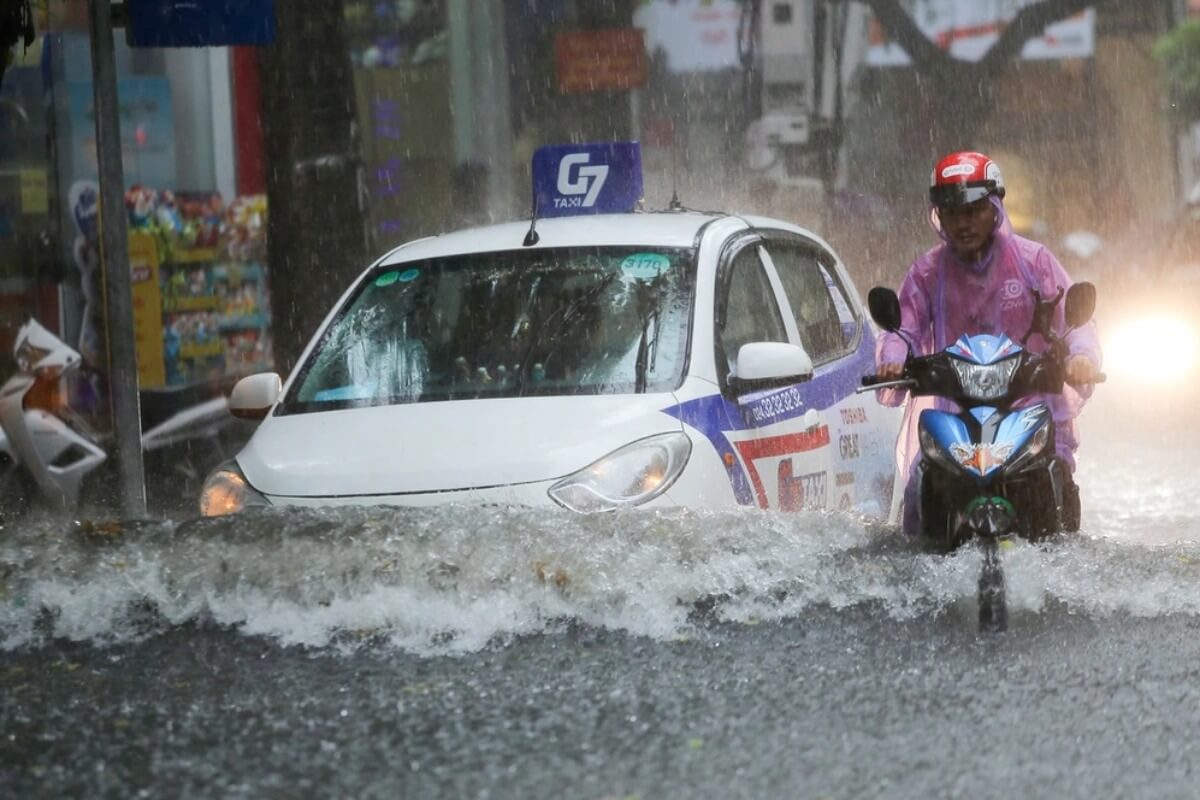 雨量70ミリ以上の降雨、ハノイは30箇所が浸水