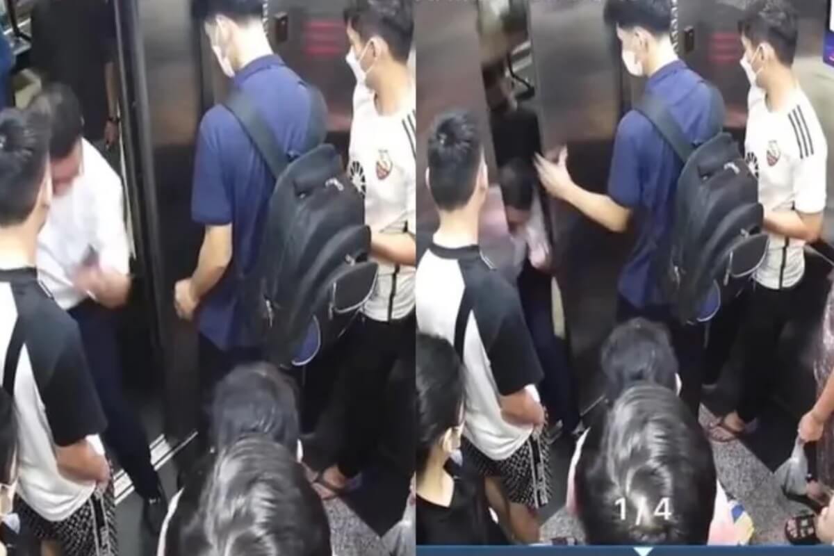 ハノイでエレベーター事故、男性が挟まれる