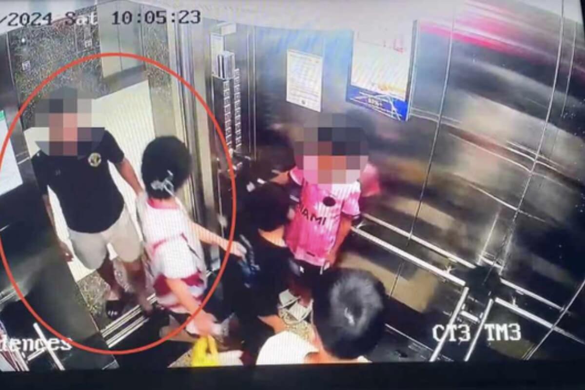 エレベーターで突然お尻を叩く事件、ハノイ市警が捜査を指示