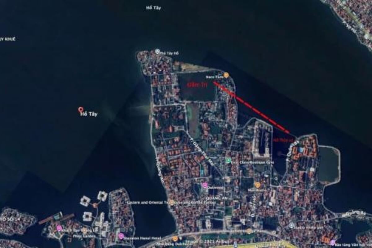 ハノイの西湖周辺、高架橋建設を含む大規模な再開発