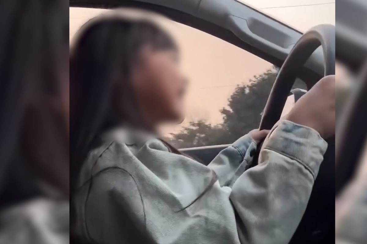 10歳少女が自動車を運転、警察が事実関係を調査