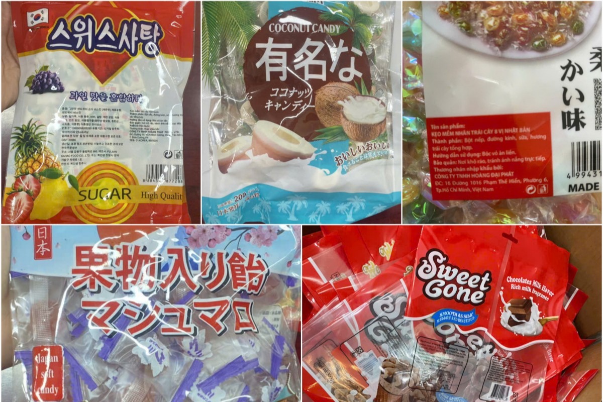 ハノイで外国製キャンディ偽造、中国製を日本製に加工